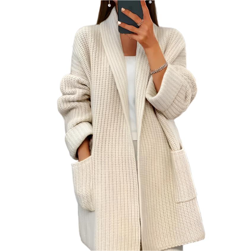 Nikita Soft Knit Coat – Stijlvolle damesjas van zacht breimateriaal