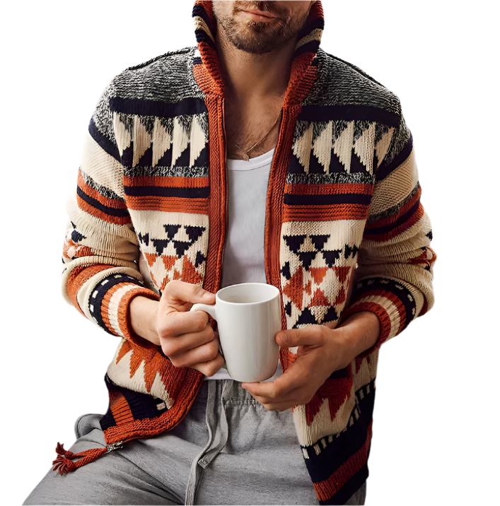 Marius Heren Cardigan – Stijlvol Vest met Zachte Ademend Stof en Tijdloos Ontwerp