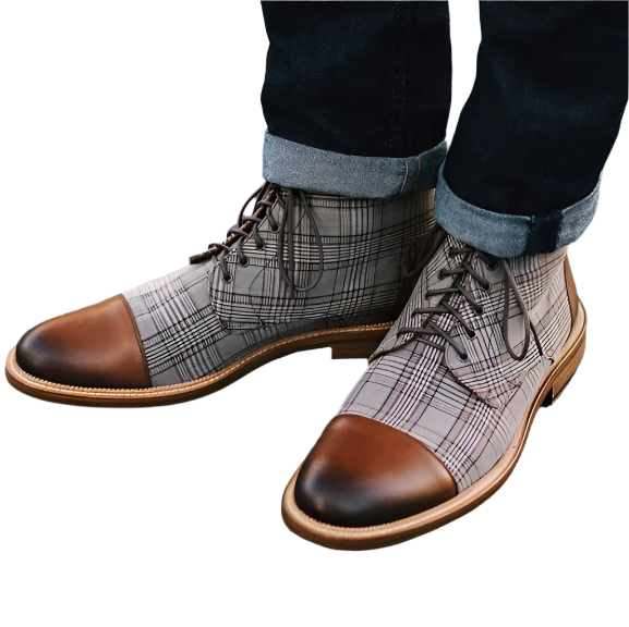 Orven Leren Laarzen – Stijlvolle Duurzame Heren Boots met Comfortabele Pasvorm