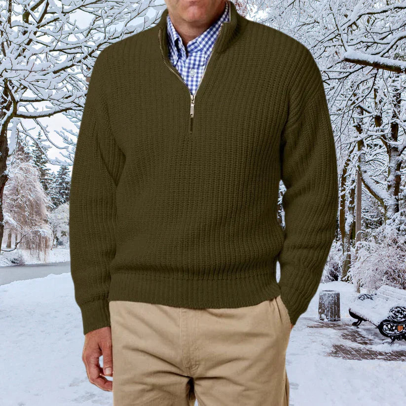 Jeriah Ribgebreide Polo – Stijlvolle Lange Mouwen Polo voor Elke Gelegenheid