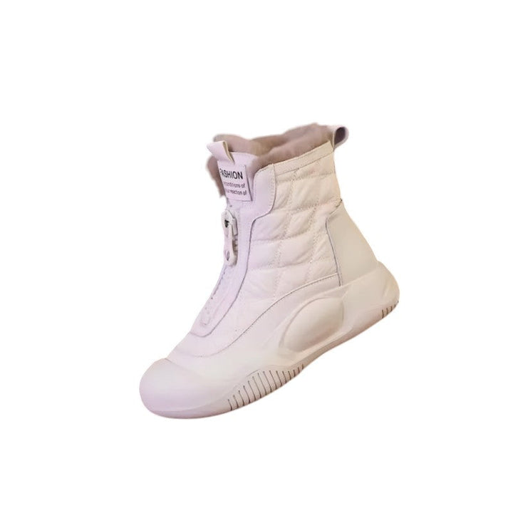 Tawny Gewatteerde Winterlaarzen – Warme Laarzen met Futuristisch Design