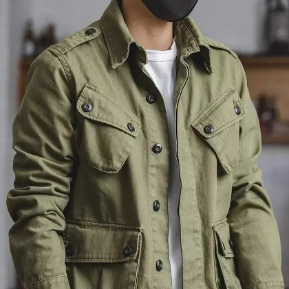 Hadrian Militaire Herenjas – Stoere Look met Praktische Details