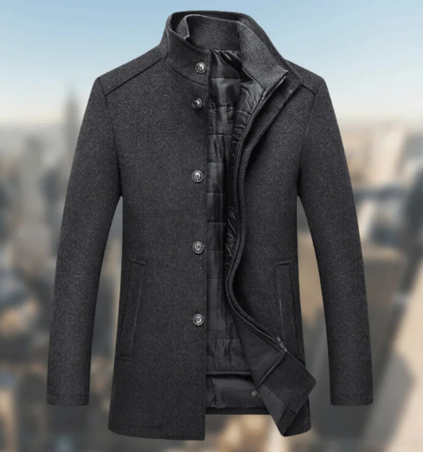 Hadrian Wintermantel – Klassieke Warmte en Tijdloze Elegantie