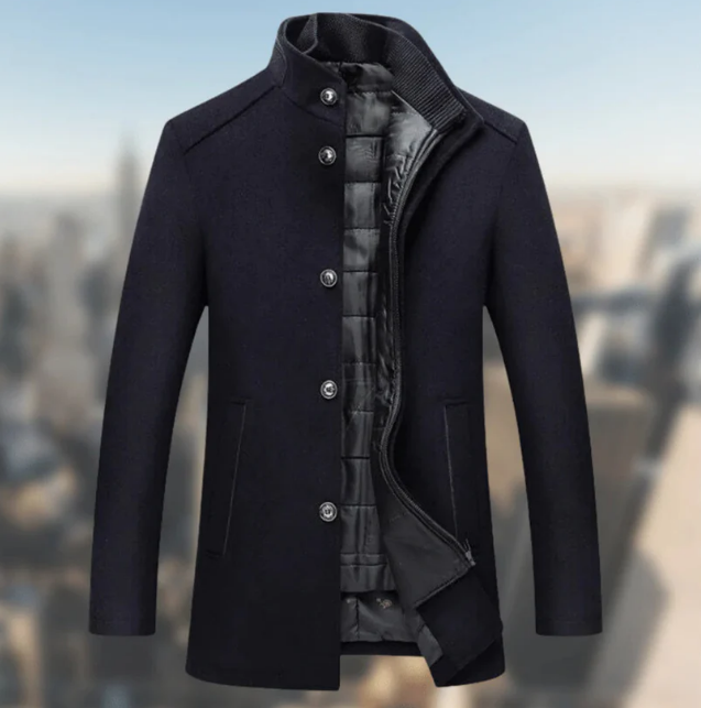 Hadrian Wintermantel – Klassieke Warmte en Tijdloze Elegantie