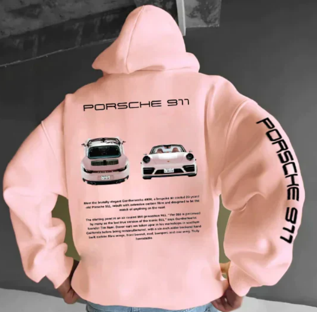 Hiram Hoodie – Stoere Autoliefhebbers Hoodie met Uniek Design