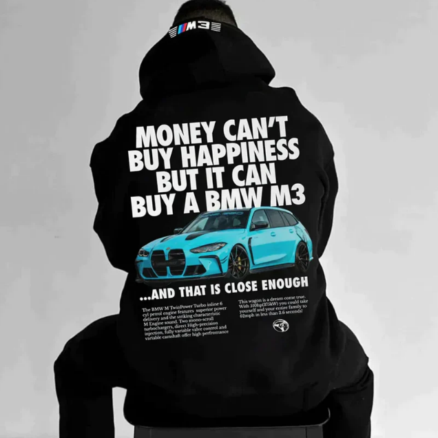 Hiram Hoodie – Stoere Autoliefhebbers Hoodie met Uniek Design