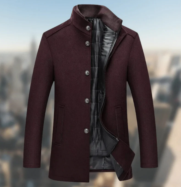 Hadrian Wintermantel – Klassieke Warmte en Tijdloze Elegantie