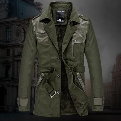 Harlan Militaire Winterjas – Stoere Stijl met Verfijnde Pasvorm