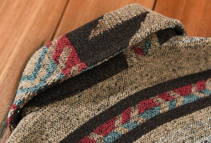 Bellamy Flanellen Overhemd – Vintage Herenhemd met Retro-Print