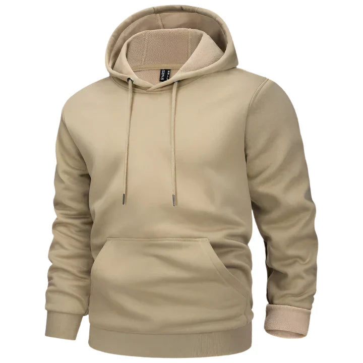 Zachriel Heren Hoodie – Fleece Gevoerd en Winterproof | Zachriel Fleece Gevoerde Hoodie voor Heren met Comfortabele Pasvorm