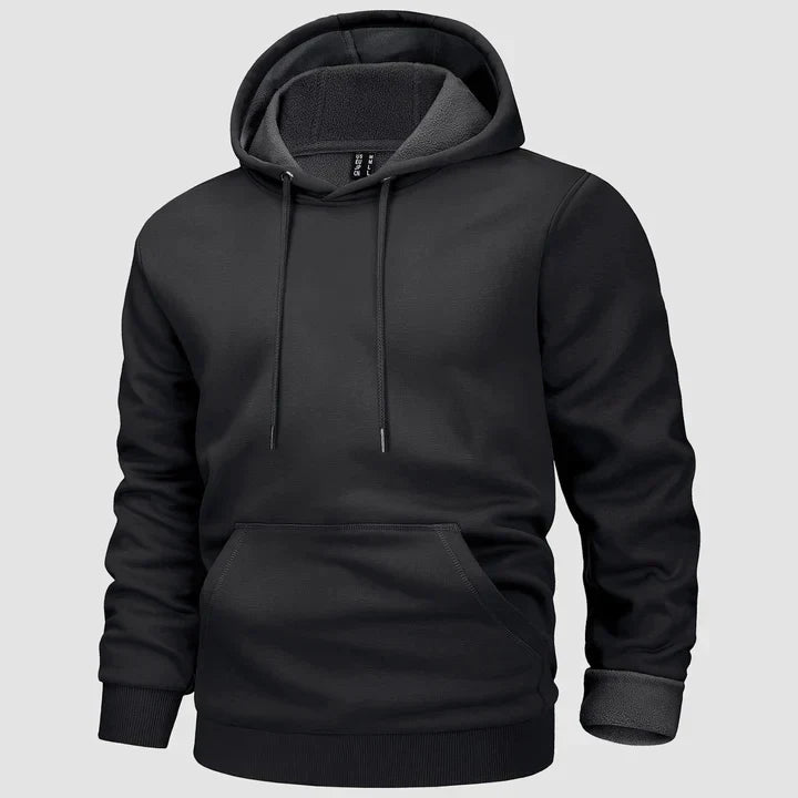 Zachriel Heren Hoodie – Fleece Gevoerd en Winterproof | Zachriel Fleece Gevoerde Hoodie voor Heren met Comfortabele Pasvorm