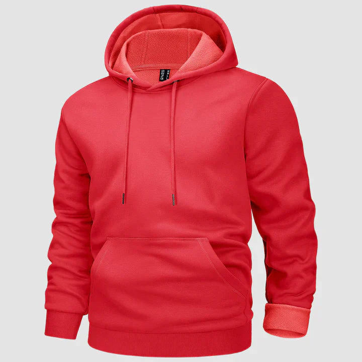 Zachriel Heren Hoodie – Fleece Gevoerd en Winterproof | Zachriel Fleece Gevoerde Hoodie voor Heren met Comfortabele Pasvorm