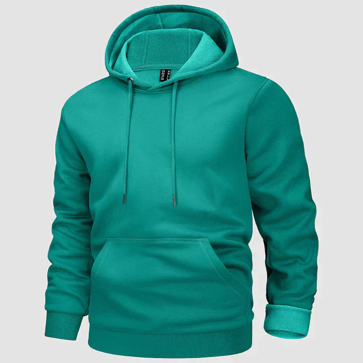 Zachriel Heren Hoodie – Fleece Gevoerd en Winterproof | Zachriel Fleece Gevoerde Hoodie voor Heren met Comfortabele Pasvorm