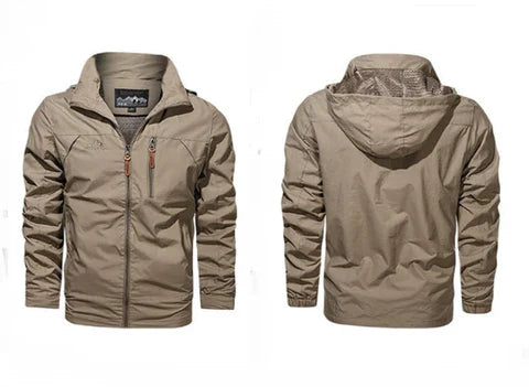 Caelen Windbreaker – Lichtgewicht Herenjas met Capuchon