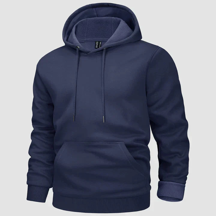 Zachriel Heren Hoodie – Fleece Gevoerd en Winterproof | Zachriel Fleece Gevoerde Hoodie voor Heren met Comfortabele Pasvorm