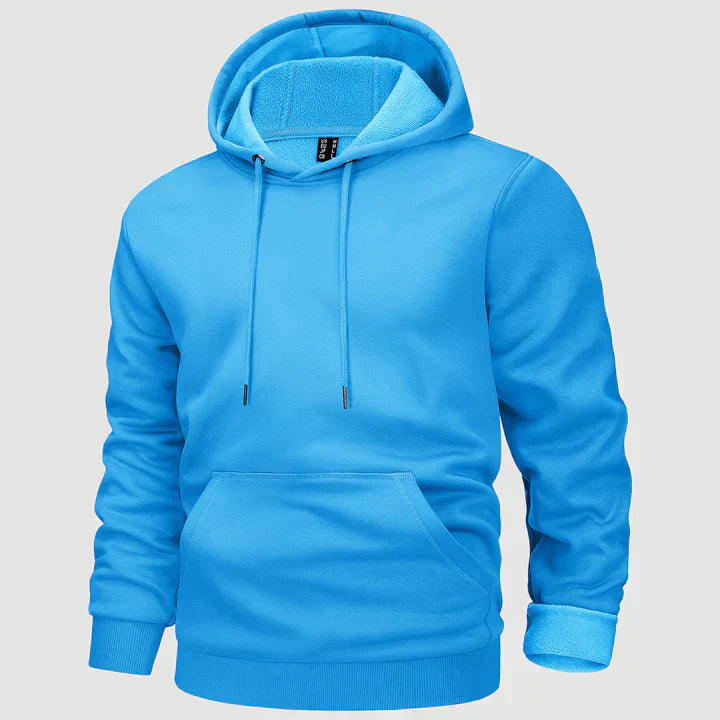 Zachriel Heren Hoodie – Fleece Gevoerd en Winterproof | Zachriel Fleece Gevoerde Hoodie voor Heren met Comfortabele Pasvorm