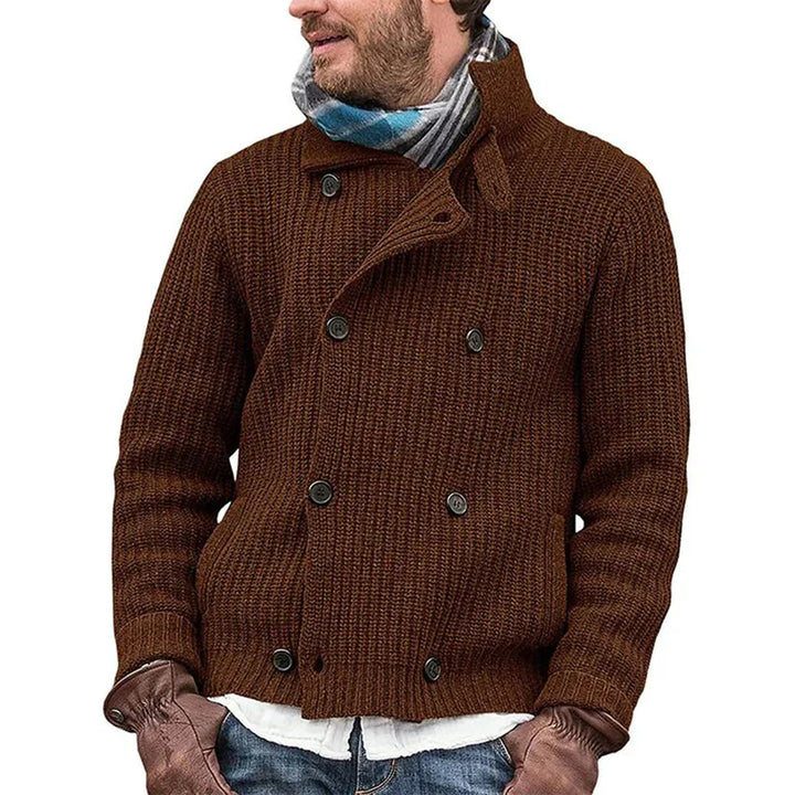 Zaim Gebreide Herenjas – Robuuste Cardigan met Vintage Look | Zaim Gebreide Herenjas met Comfortabele Pasvorm en Klassiek Design