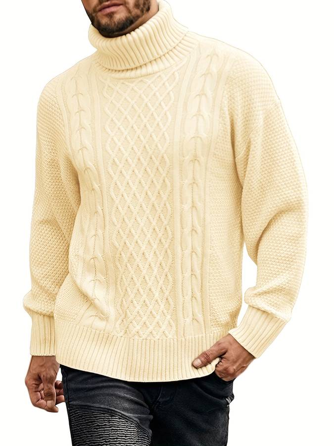Zerik Rolkraagtrui – Warme Herenpullover met Tijdloze Stijl