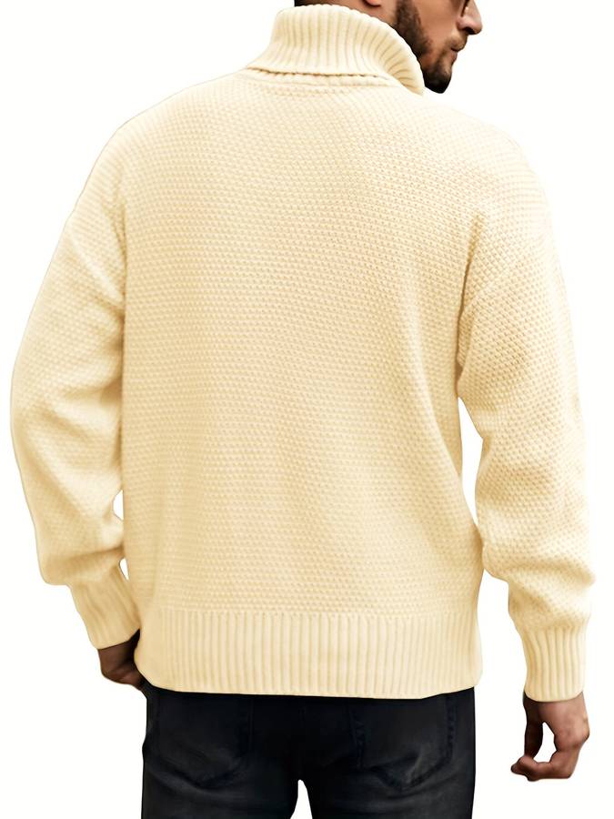 Zerik Rolkraagtrui – Warme Herenpullover met Tijdloze Stijl