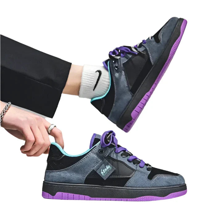 Deymar Low-Top Skateschoenen – Streetwear Sneakers met Contrasterende Veters