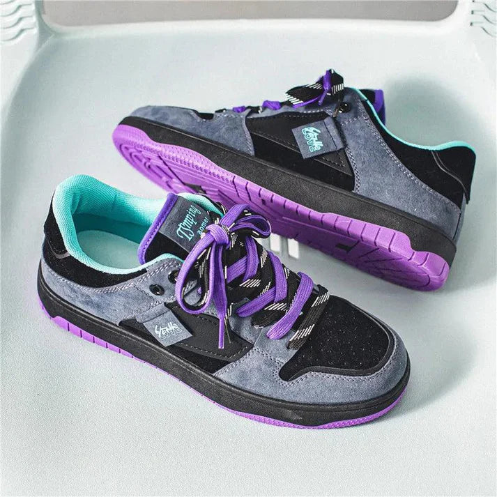 Deymar Low-Top Skateschoenen – Streetwear Sneakers met Contrasterende Veters