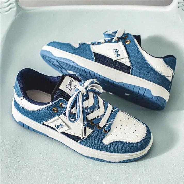 Deymar Low-Top Skateschoenen – Streetwear Sneakers met Contrasterende Veters