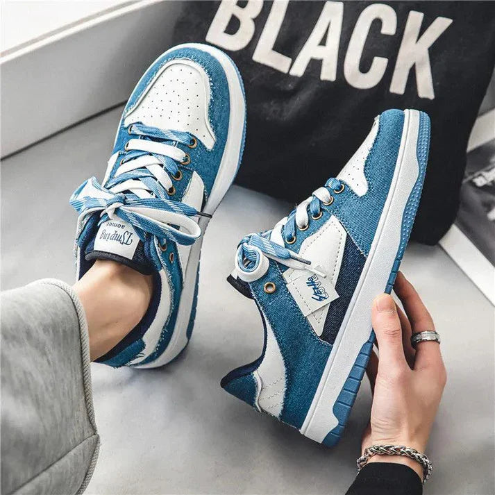 Deymar Low-Top Skateschoenen – Streetwear Sneakers met Contrasterende Veters