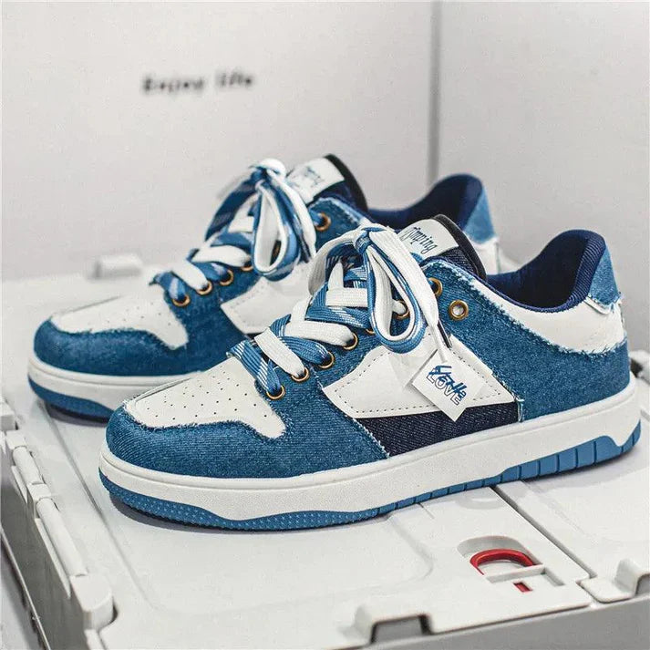 Deymar Low-Top Skateschoenen – Streetwear Sneakers met Contrasterende Veters