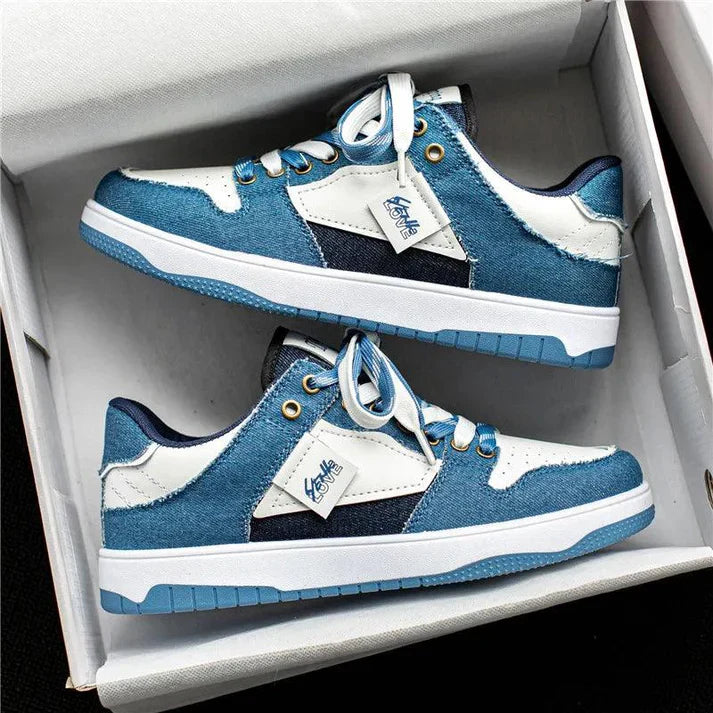 Deymar Low-Top Skateschoenen – Streetwear Sneakers met Contrasterende Veters