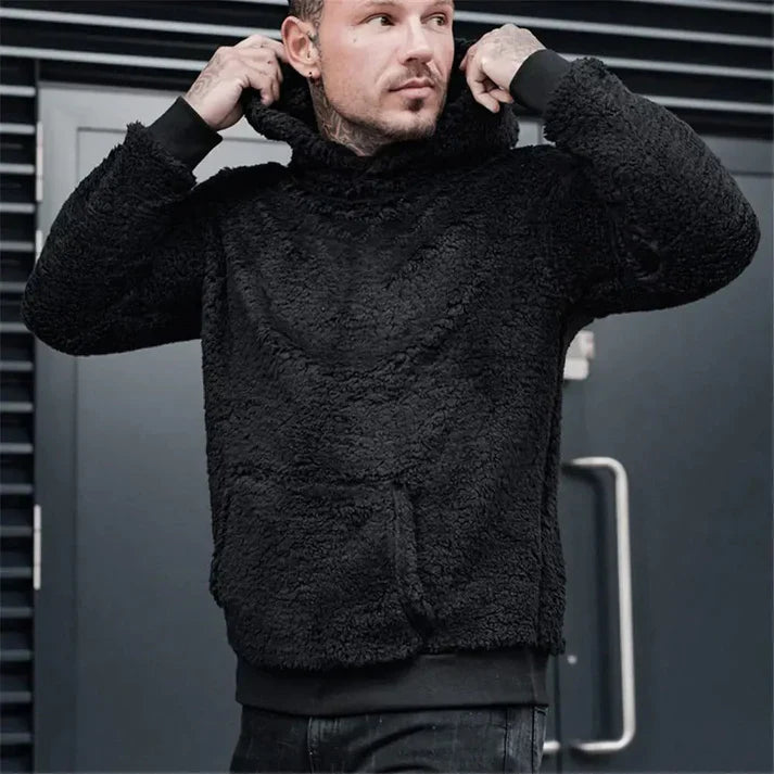 Eldric Teddytrui – Warme Herenpullover met Streetwear Look
