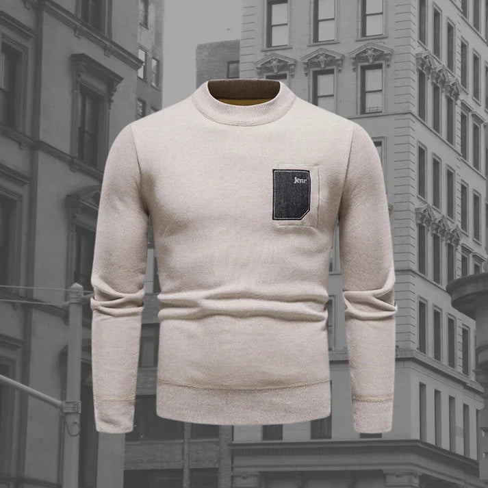 Eldric Teddytrui – Warme Herenpullover met Streetwear Look