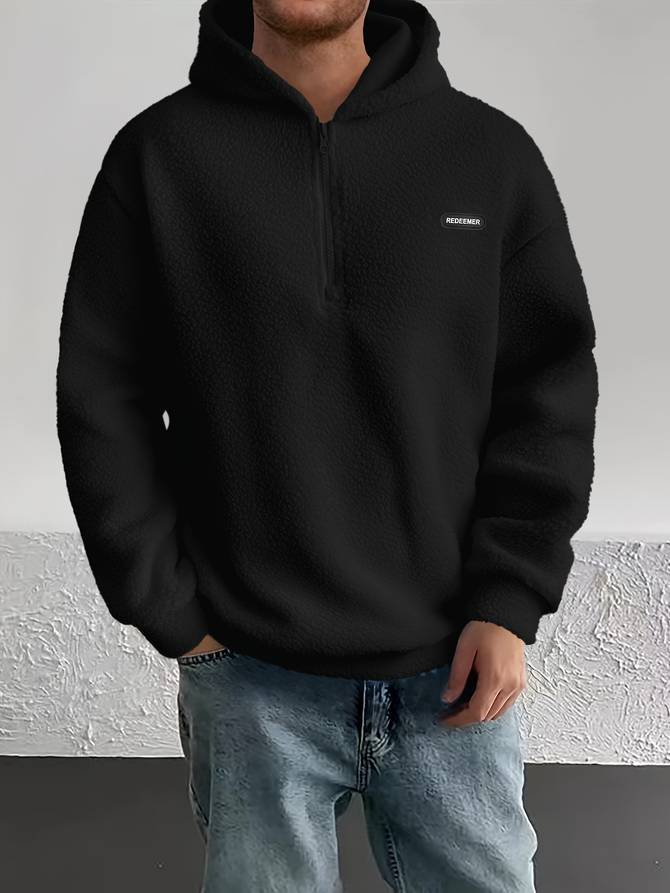 Cayden Fleece Hoodie – Zachte Herenpullover van Polarfleece