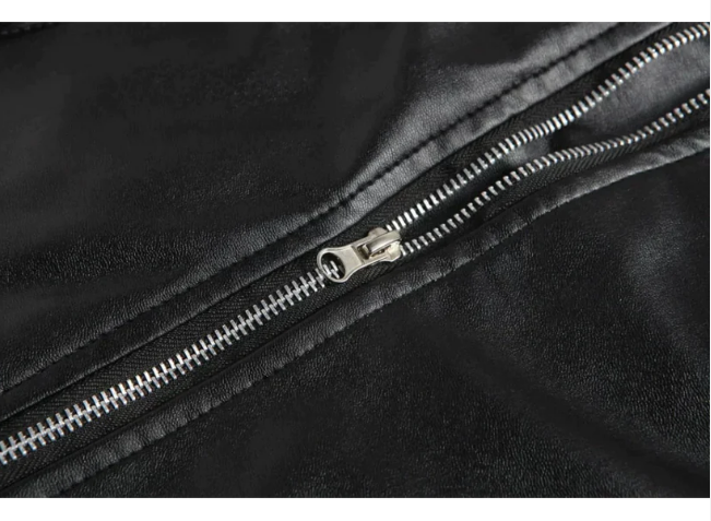 Damian – Leren Herenjas met Tijdloze Uitstraling