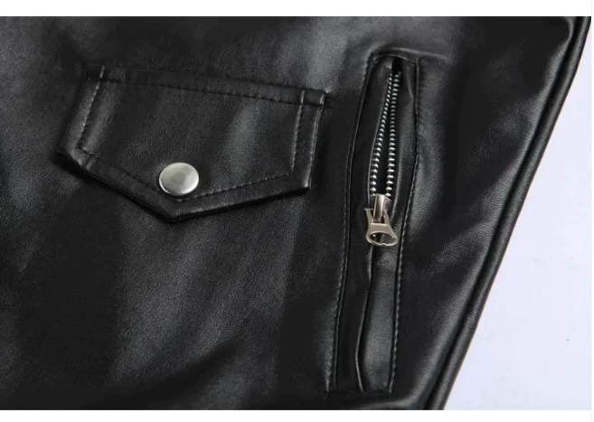 Damian – Leren Herenjas met Tijdloze Uitstraling