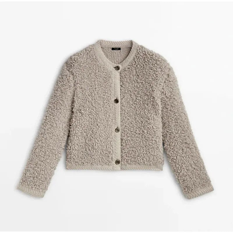 Liora Teddy Cardigan – Elegante Warmte met Tijdloze Stijl