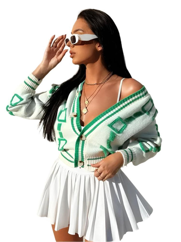 Liora Cardigan – Dames Cardigan met V-Hals en Luxe Breisel