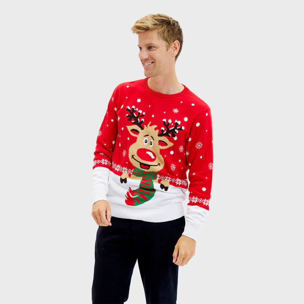 Nelric Sweater – Comfortabele Kersttrui met Uniek Patroon