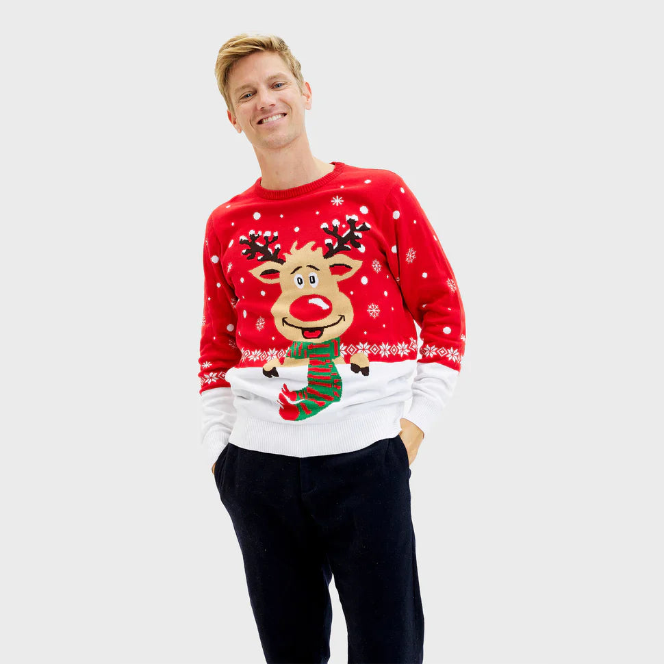 Nelric Sweater – Comfortabele Kersttrui met Uniek Patroon