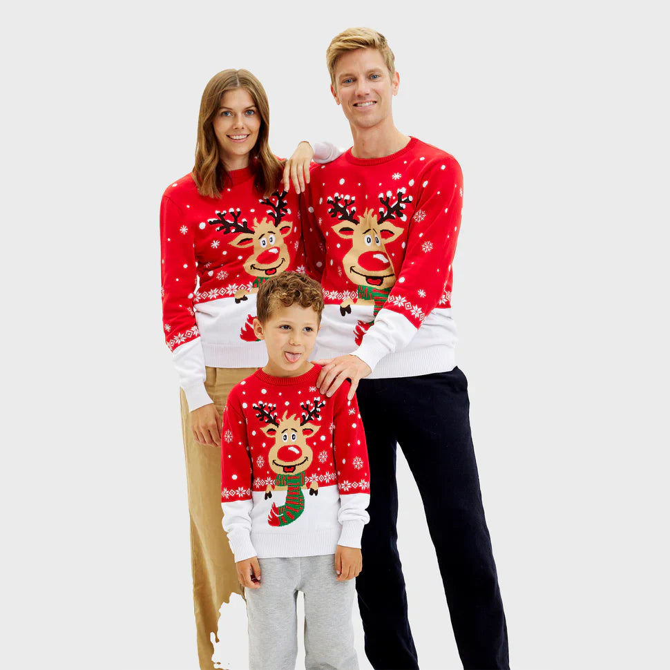 Nelric Sweater – Comfortabele Kersttrui met Uniek Patroon