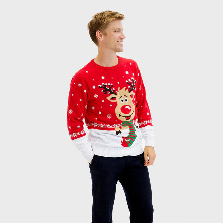 Nelric Sweater – Comfortabele Kersttrui met Uniek Patroon