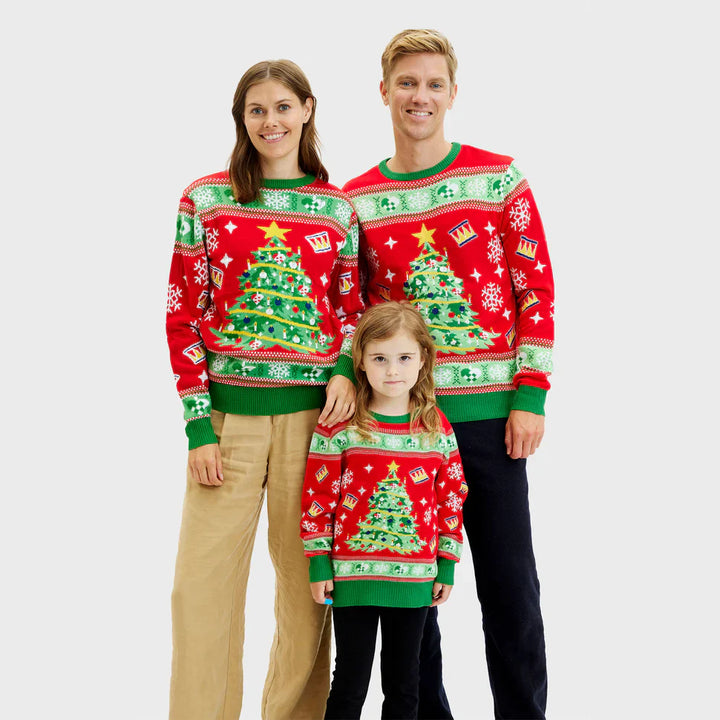 Palderic Sweater – Feestelijke Trui met Speels Design en Comfortabele Pasvorm