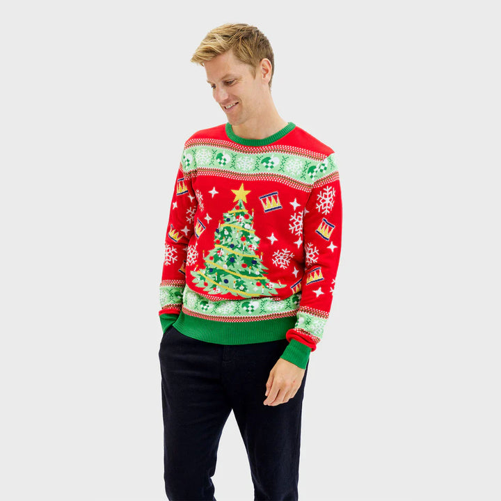 Palderic Sweater – Feestelijke Trui met Speels Design en Comfortabele Pasvorm