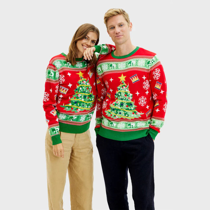 Palderic Sweater – Feestelijke Trui met Speels Design en Comfortabele Pasvorm