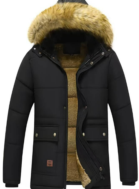 Dorian – Warme Winterjas met Sherpa-Voering