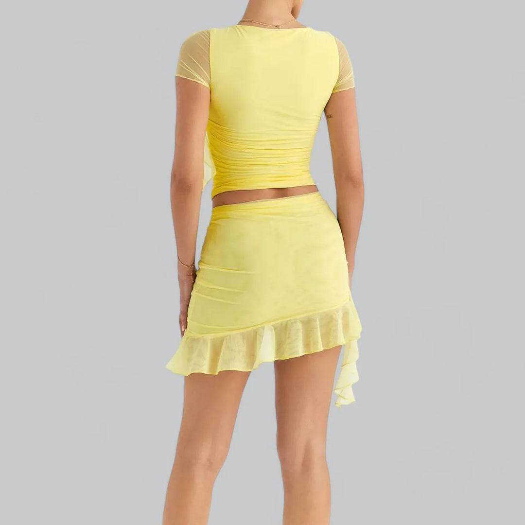 Ferelith Mini Jurk Set – Elegant Co-Ord met Tijdloze Klasse