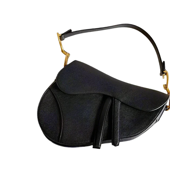 Gwyneira Leren Schoudertas – Luxe Echte Leren Tas met Handgestikte Details