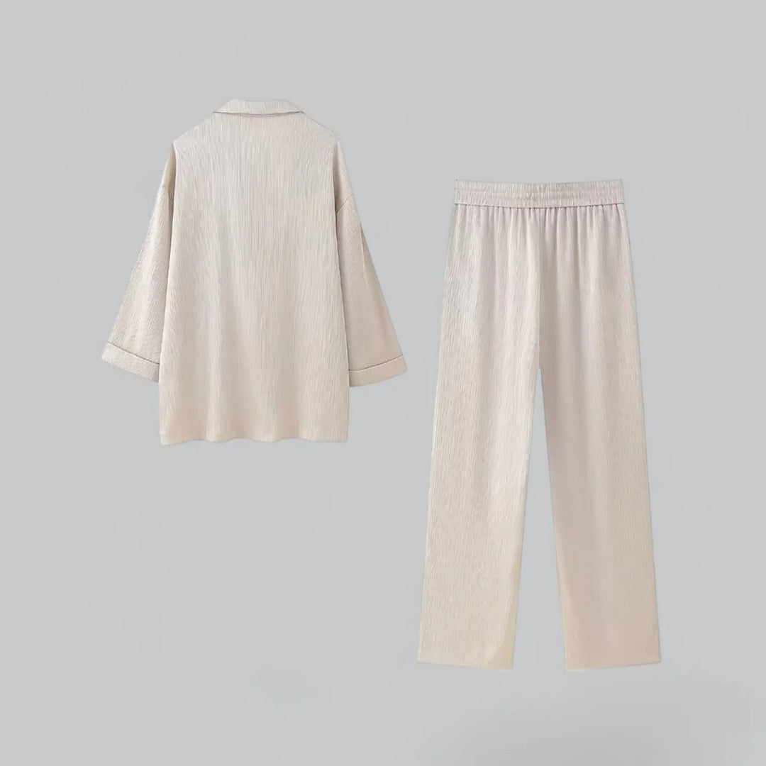 Iridessa - Stijlvol Dames Tweedelig Set met Blazer en Broek