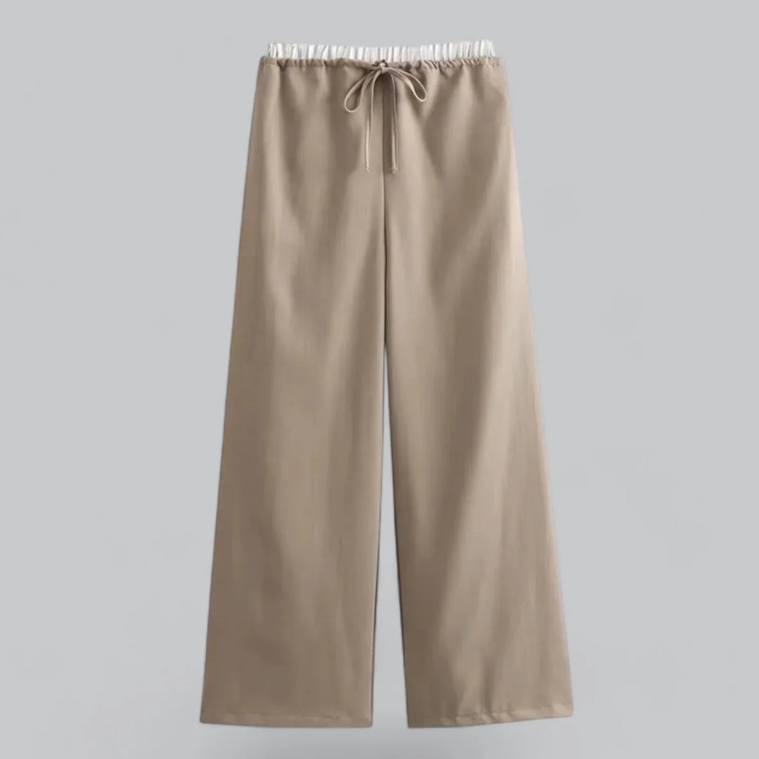 Jocasta Co-Ord Set – Chic Tweedelig Pak met Geknoopte Detail