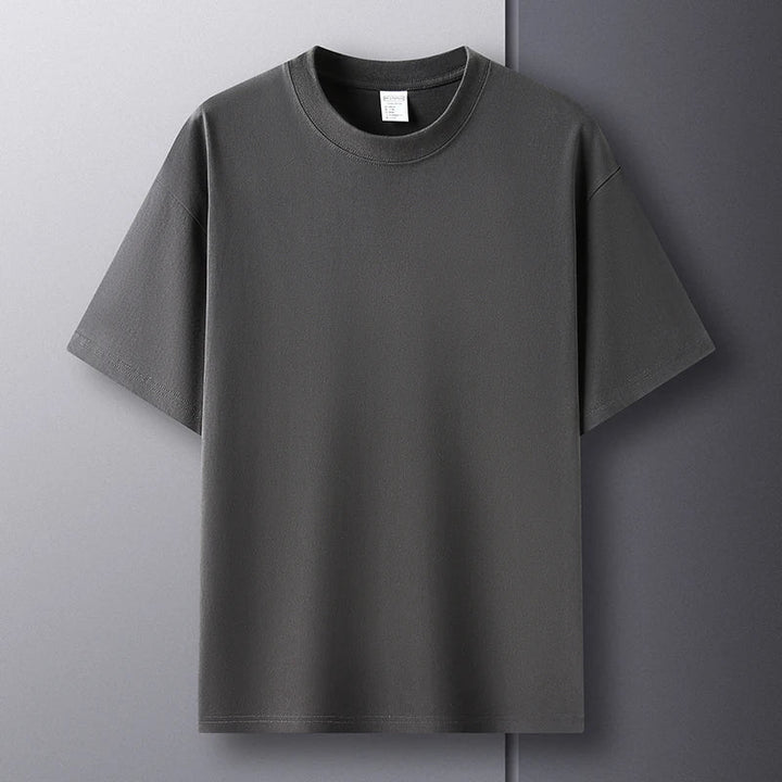 Rauren Premium Katoenen Crew Neck T-Shirt – Tijdloze Basic met Luxe Comfort