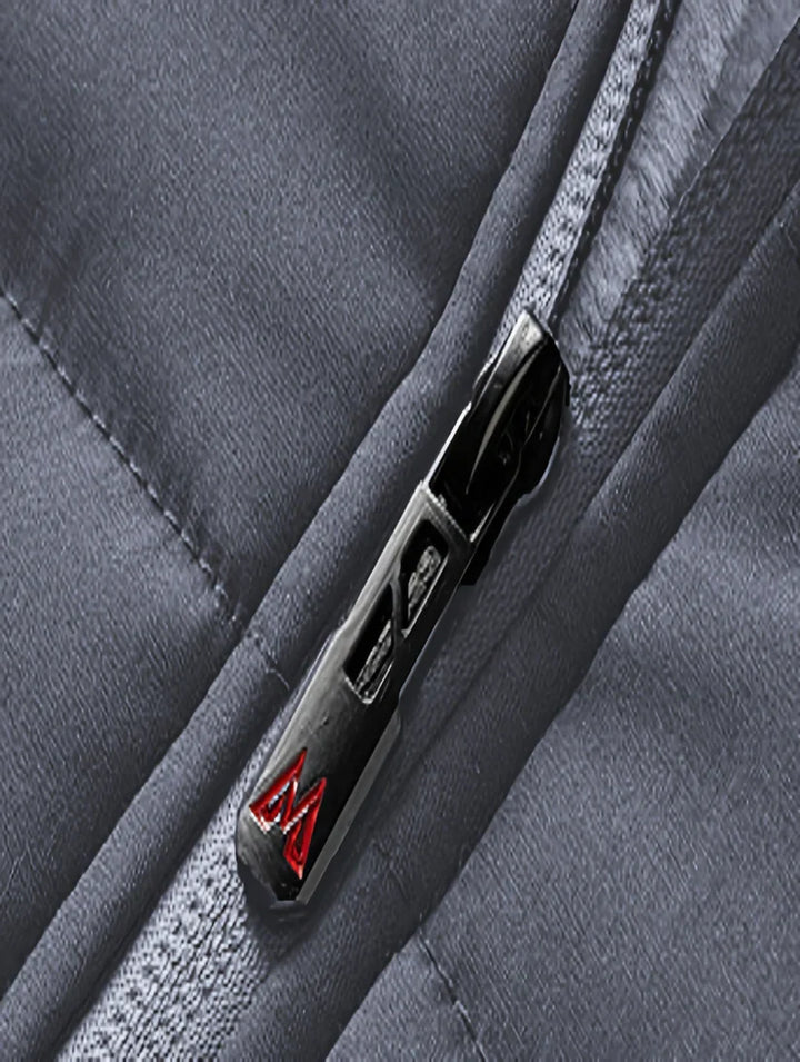 Davoren Fleecejas Heren – Warme Jas met Capuchon en Winddicht Design